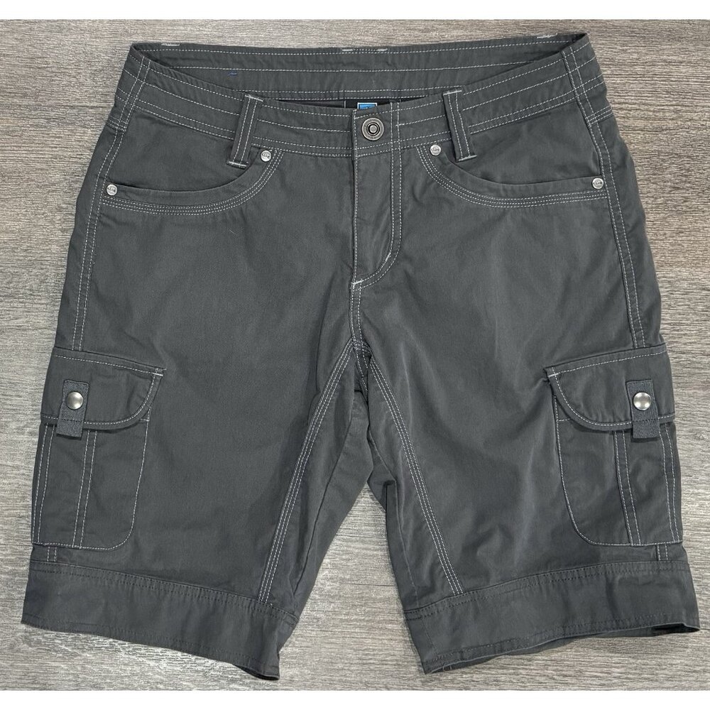 Kuhl Size 4 Women's Splash 10" Gray Outdoor Hiking Shorts